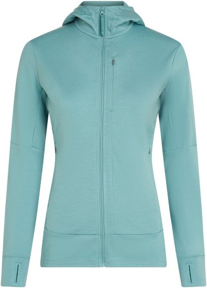 Icebreaker - Women's Merino 260 Quantum IV L/S Zip Hoodie - Merinohoodie Gr S türkis