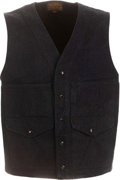 Filson - Dry Tin Indigo Vest - Freizeitweste Gr XXL schwarz