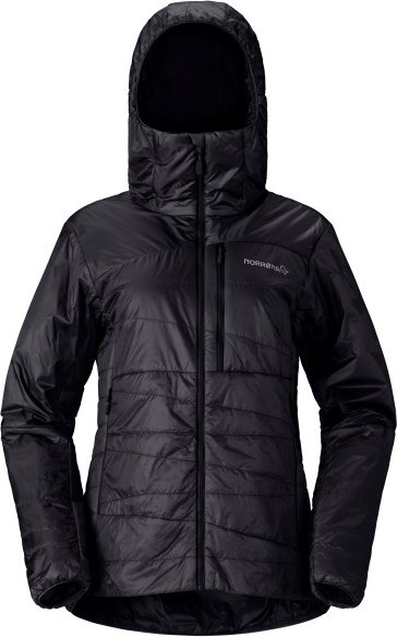 Thumbnail - Norrøna - Women's Falketind Thermo40 Hood - Kunstfaserjacke Gr M schwarz