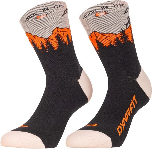 Dynafit - Traverse Mid - Laufsocken Gr 39-42 schwarz