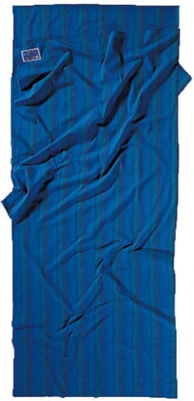 Cocoon - Cotton Travelsheet Coupler - Reiseschlafsack Gr 220 x 83 cm blau