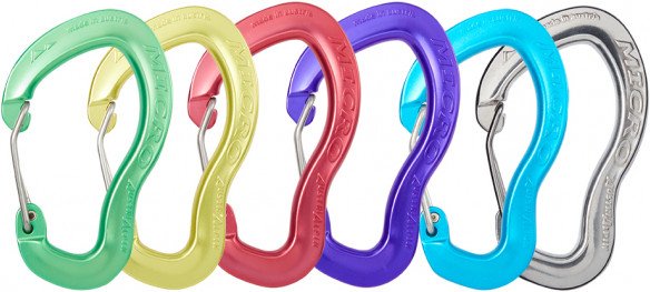 AustriAlpin - Micro Wire 6er Set Alu - Schnappkarabiner bunt