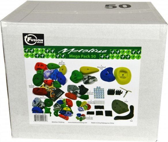 Metolius - Mega Pack 50 - Klettergriffe Gr 50 Holds weiß