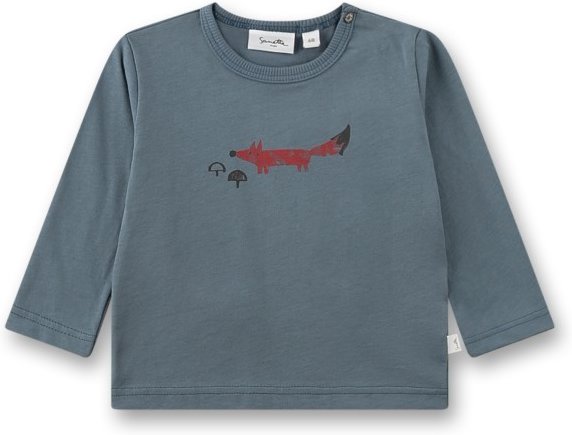 Sanetta - Kid's Shirt 12279 - Longsleeve Gr 62 grau