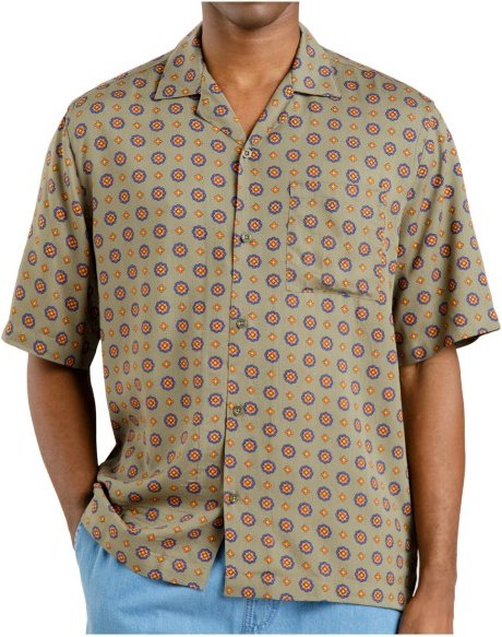 DEDICATED - Shirt Marstrand - Hemd Gr S beige