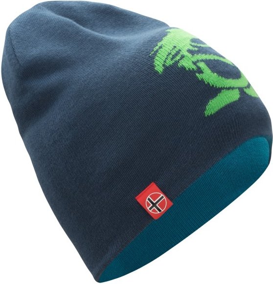 Trollkids - Kid's Troll Beanie Long - Mütze Gr 48-52 cm - 2-5 Years blau