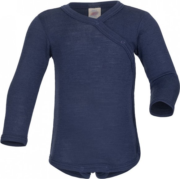 Engel - Kid's Wickelbody L/S - Merinounterwäsche Gr 50/56 blau