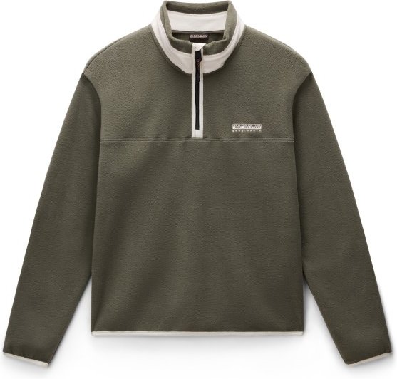 Napapijri - T-Dergana Half Zip - Fleecepullover Gr XL braun