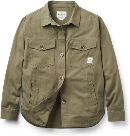 Passenger - Women's Stella Organic Cotton L/S Shirt - Bluse Gr L oliv