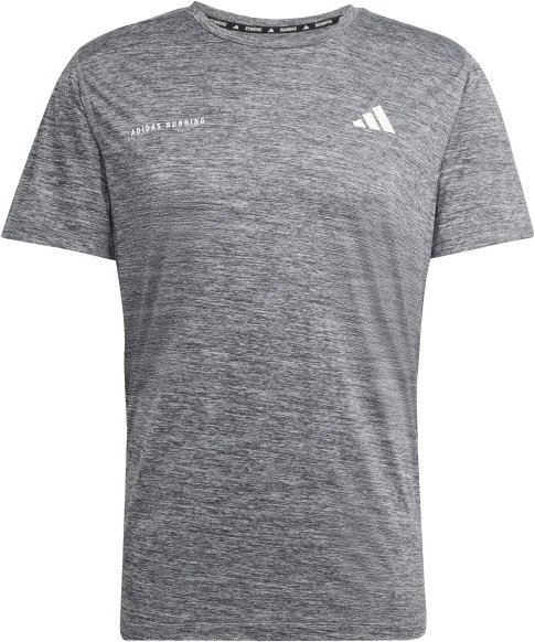 Thumbnail - adidas - Own The Run Melange T-Shirt - Laufshirt Gr XL grau