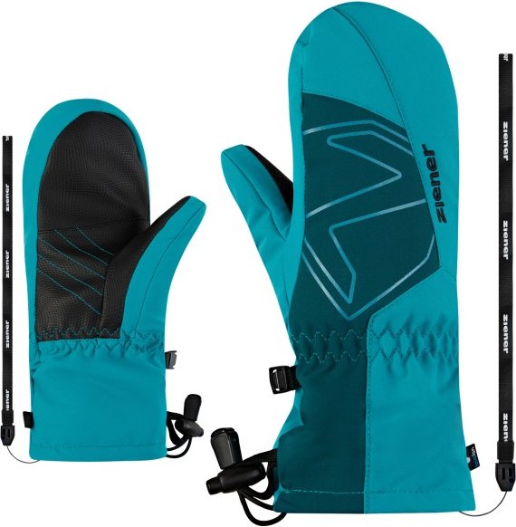 Ziener - Kid's Lavalino Aquashield AW Mitten Glove - Handschuhe Gr 4,5 türkis