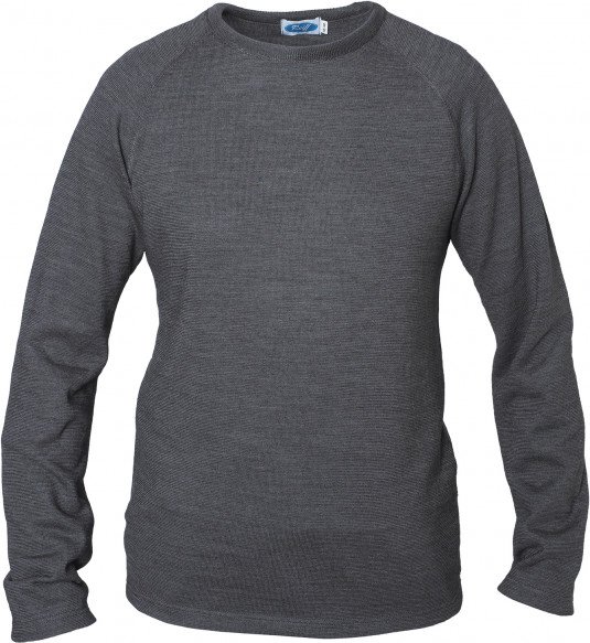 Reiff - Shirt Gregor - Merinopullover Gr 58/60 grau/blau