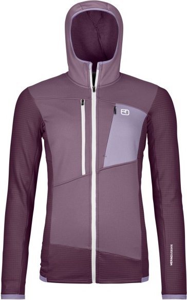Ortovox - Women's Fleece Grid Hoody - Fleecejacke Gr XL lila