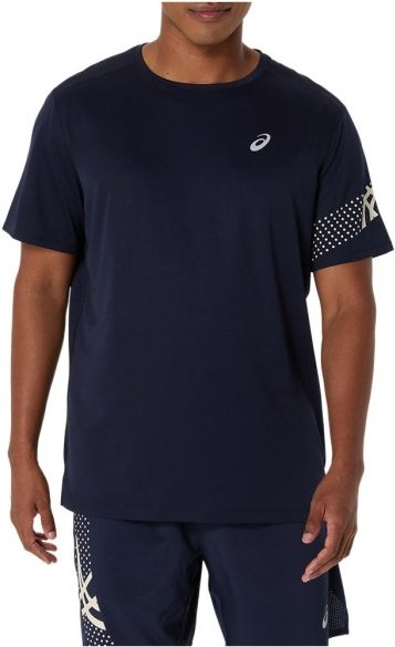 Thumbnail - Asics - Icon S/S Top - Laufshirt Gr S blau