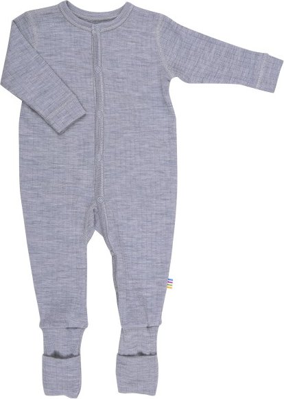 Joha - Kid's 581 Nightsuit 2-In-1 Foot Basic - Overall Gr 60 lila/grau