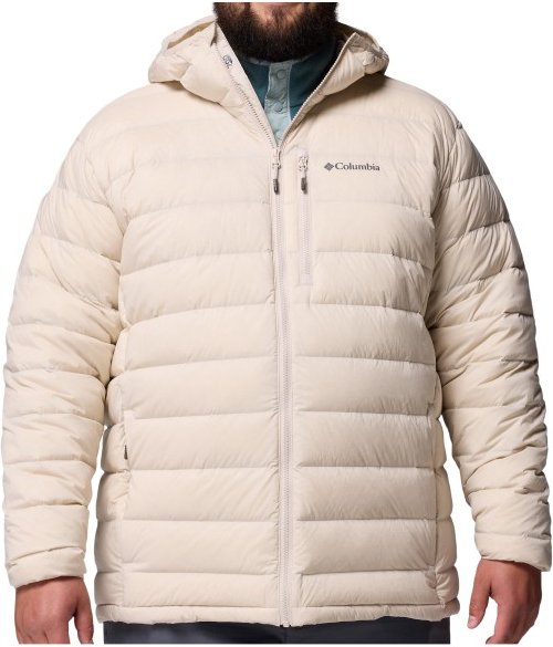 Thumbnail - Columbia - Drift Peak Stretch Down Hooded Jacket - Daunenjacke Gr S beige