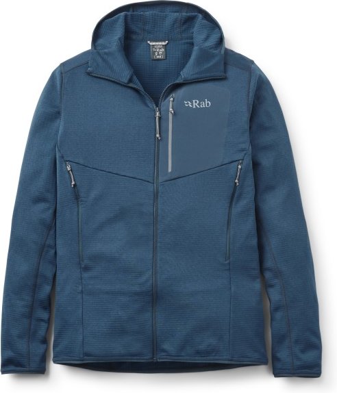 Thumbnail - Rab - Ascendor Hoody - Fleecejacke Gr L blau