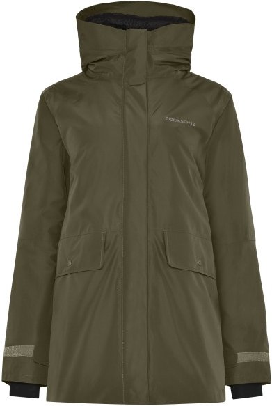 Didriksons - Women's Tuva Parka - Winterjacke Gr 38 oliv
