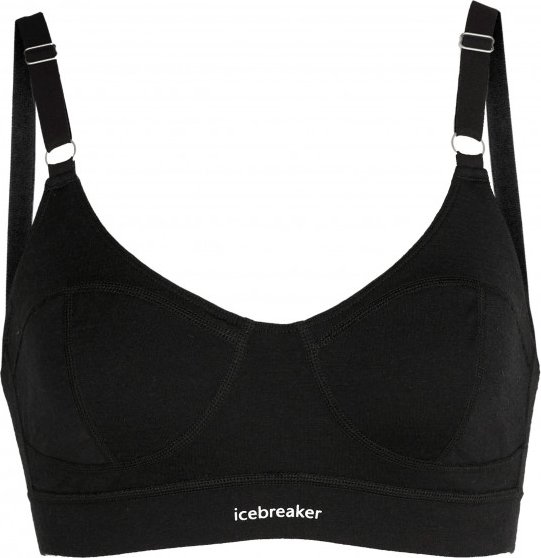 Icebreaker - Women's Queens Clasp Bra - Merinounterwäsche Gr XS schwarz