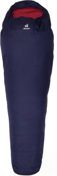 Thumbnail - Deuter - Dreamlite - Kunstfaserschlafsack Gr 220 x 80 x 50 cm - Long blau/ cranberry