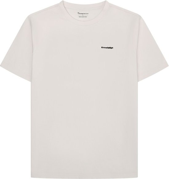 KnowledgeCotton Apparel - Regenerative Organic Cotton Back Print T-Shirt II - T-Shirt Gr XL weiß