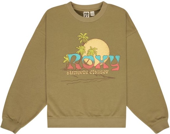 Roxy - Kid's Lineup Crew RG Terry - Hoodie Gr 6 Years - XS beige