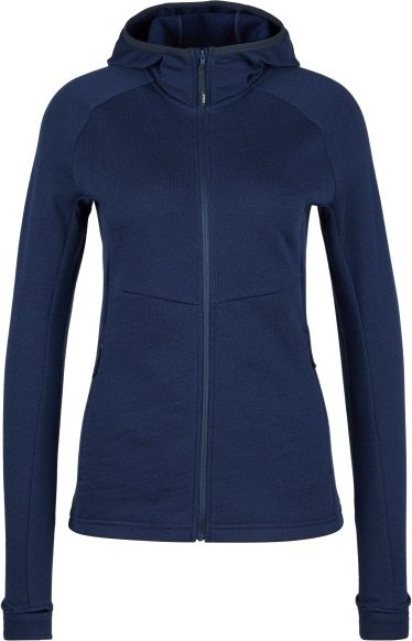 Stoic - Women's MerinoFleece240 StorforsSt. Zip Hoody - Merinohoodie Gr 3XL blau