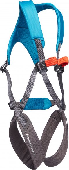 Black Diamond - Kid's Momentum Harness FL Body - Komplettgurt Gr One Size grau