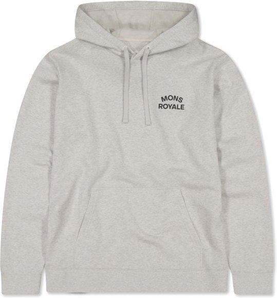 Mons Royale - Inversion Merino Hoodie - Merinohoodie Gr L grau