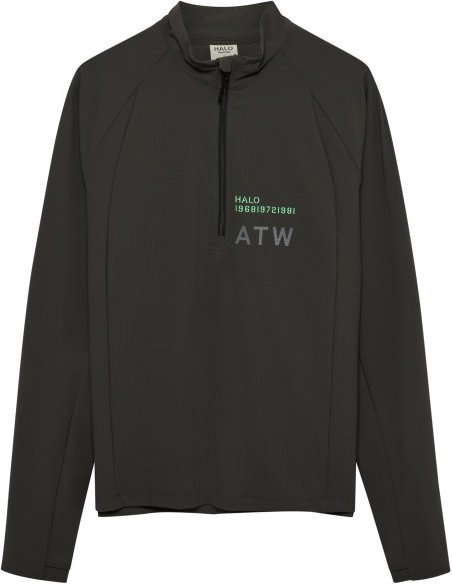 Halo - Halo Air Half Zip Shirt - Longsleeve Gr XXL schwarz