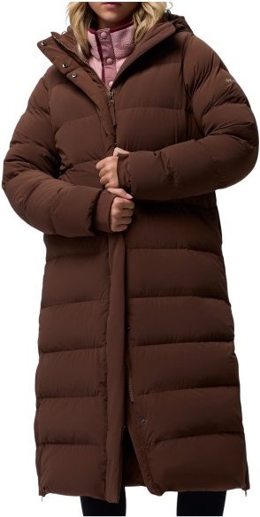Thumbnail - Columbia - Women's Amaze Puff Long Hooded Jacket - Daunenjacke Gr XL braun