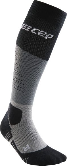 CEP - Women's Max Cushion Socks Hiking Tall - Wandersocken Gr III grau/schwarz