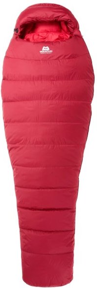 Mountain Equipment - Women's Olympus 650 - Daunenschlafsack Gr Long - Body Size: 185 cm rhubarb