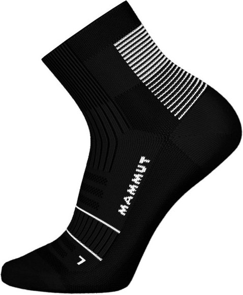 Mammut - Mountain Running Targeted Cushion Quarter - Laufsocken Gr 36-38 schwarz
