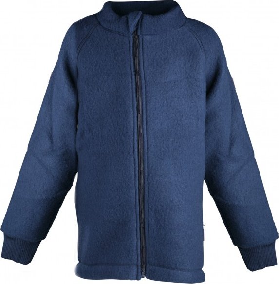 Thumbnail - Mikk-Line - Kid's Wool Jacket - Wolljacke Gr 134 blau