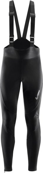 Löffler - Warm-Up Bib Tights Airblocc Warm - Langlaufhose Gr 46 schwarz