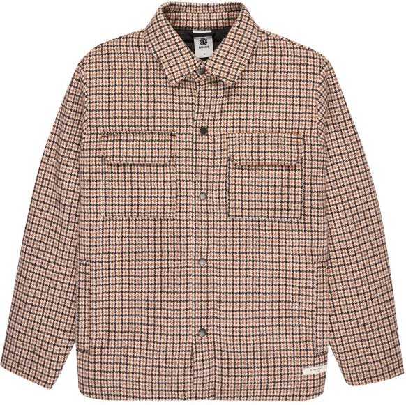 Element - Lodge Check - Freizeitjacke Gr L braun