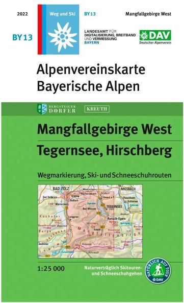 Panico - Mangfallgebirge West - Wanderkarte BY 13