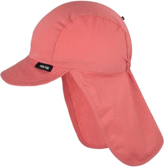 Pure Pure - Kid's Nackenschutz UV - Cap Gr 49 cm rot