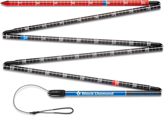 Black Diamond - Quickdraw Carbon Probe 240 - Lawinensonde blau/rot