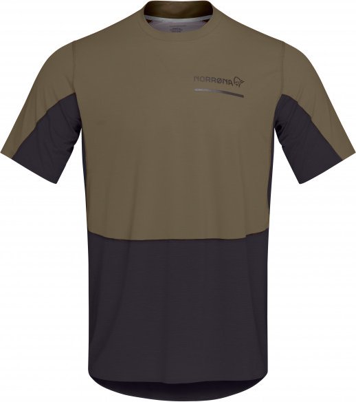 Norrøna - Senja Equaliser Lightweight T-Shirt - Laufshirt Gr M braun