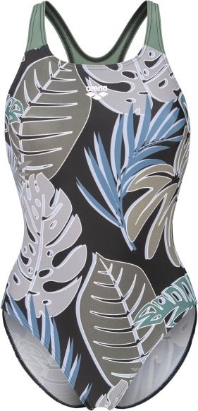 Arena - Women's Forest Swimsuit Swim Pro Back L - Badeanzug Gr 40 grau