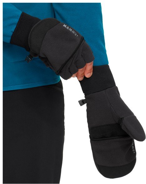 Thumbnail - Mammut - Shelter Softshell Convertible Mitten - Handschuhe Gr 8 schwarz