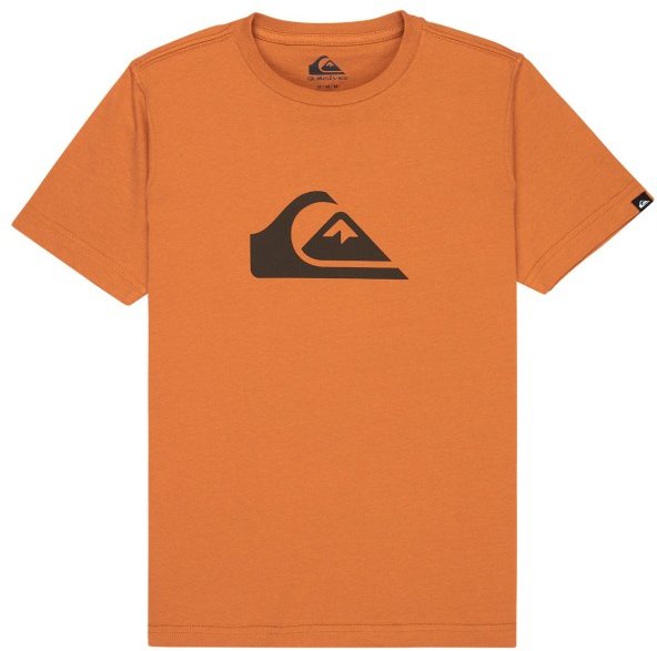 Thumbnail - Quiksilver - Youth's EV Comp Logo S/S - T-Shirt Gr 10 orange