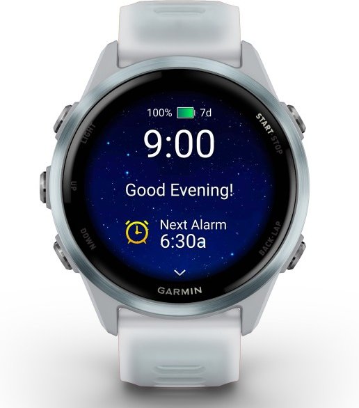 Thumbnail - Garmin - Forerunner 570 42 mm - Multifunktionsuhr weiß/blau