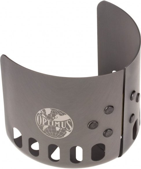 Optimus - Clip-On Windschutz für Gaskartuschen grau