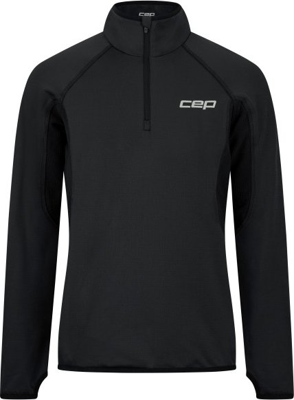 Thumbnail - CEP - Women's Core Run Thermal Zip L/S - Laufshirt Gr L schwarz