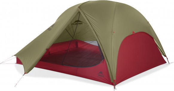 Thumbnail - MSR - FreeLite 3 Tent V3 - 3-Personen Zelt oliv/rot