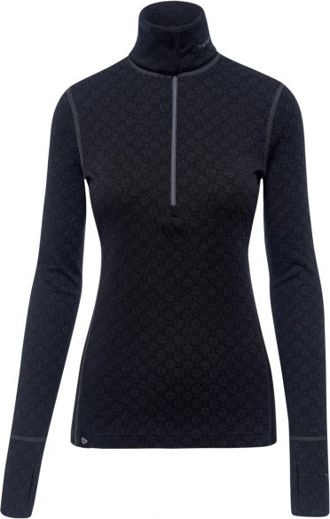 Thermowave - Women's Merino Xtreme L/S 1/2 Zip Turtleneck - Merinounterwäsche Gr L blau/schwarz