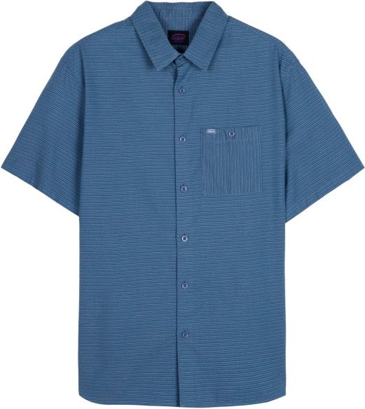 Oxbow - Lines Short Sleeves Shirt - Hemd Gr L blau